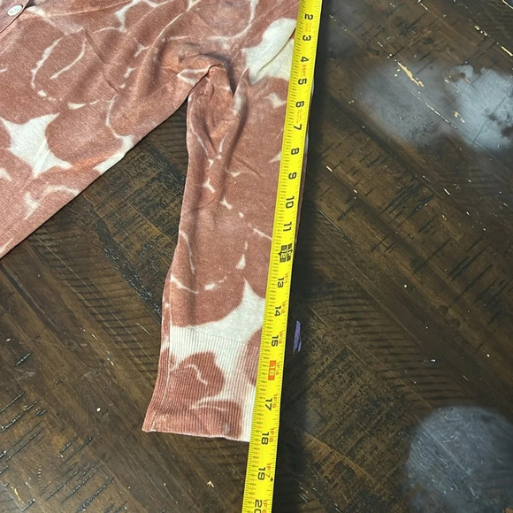 J. Crew Silk & Linen Bold Floral Cardigan Sweater Size Small Coastal Classic - Picture 10 of 11